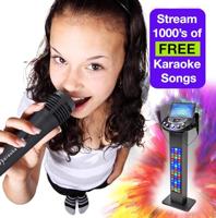 Easy Karaoke EKS828BT Smart Bluetooth Pedestal karaokesysteem met lichteffecten - thumbnail