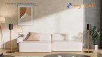 My Wall HS48L Luidsprekerstaander Vloerstandaard Afstand vloer-plafond (max.): 777 mm Zwart/beuk 2 stuk(s) - thumbnail