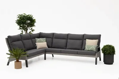 Trestino hoekset grandville antraciet