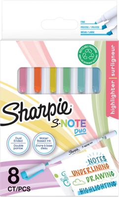 Set Viltstiften Sharpie S-NOTE DUO Multicolour
