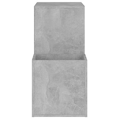 VidaXL Opbergkast 105x35,5x70 cm bewerkt hout betongrijs