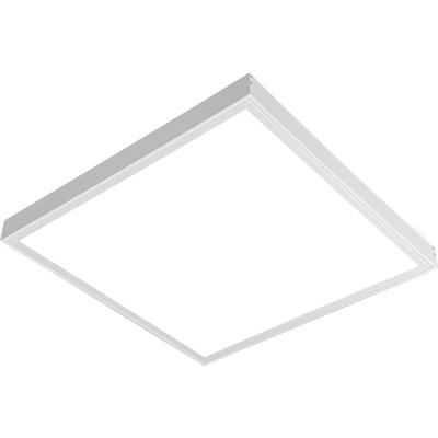 LED Paneel - Aigi Clena - 60x60 Helder/Koud Wit 6000K - 40W Opbouw Vierkant - Mat Wit - Flikkervrij