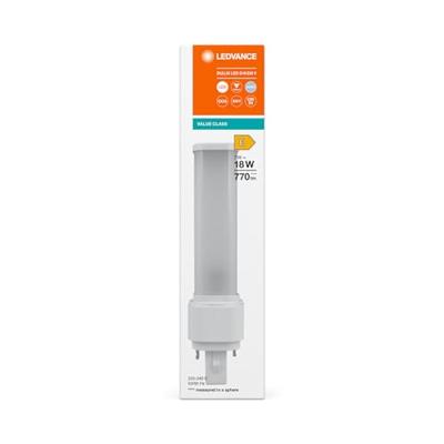 LEDVANCE 140981.LE.00.01 LED-lamp Energielabel E (A - G) G24-d-2, 2-stift Staaf 7 W = 18 W Koudwit (Ø x l) 35 mm x 148 mm 1 stuk(s)