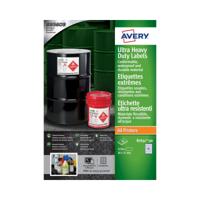 Etiket Avery B7651-50 38x21mm polyethyleen wit 3250 etiketten - thumbnail