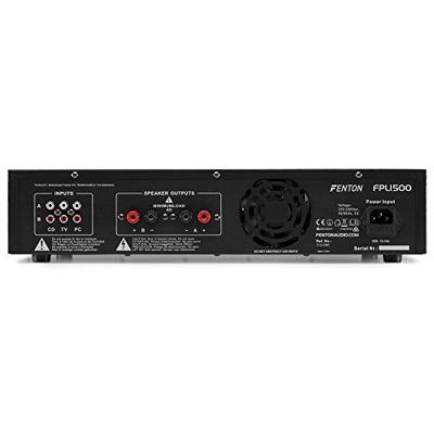 Fenton FPL1500 Digitale Versterker 2x 750 Watt met Bluetooth, USB en MP3 Speler