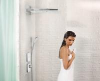 Hansgrohe square slangaansluitknie Chroom - thumbnail