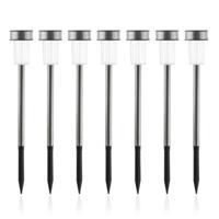 Pro Garden solarlamp 360mm rvs set van 7stuks - thumbnail