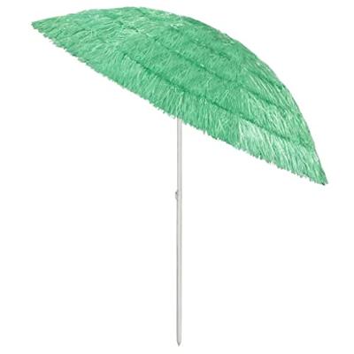 VidaXL Strandparasol hawaï 240 cm groen VidaXL Strandparasol hawaï 240 cm groen