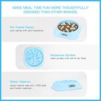 Nobleza Anti schrok bak voor hond - Vierkant - 20x20 cm - Blauw - thumbnail