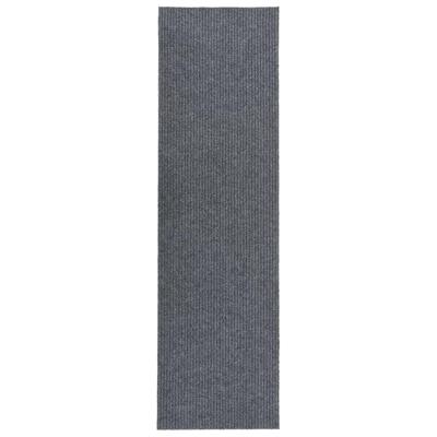 Droogloopmat 100x400 cm grijs