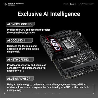 Moederbord Asus MAXIMUS Z890 HERO LGA 1851 - thumbnail