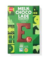 HEMA Chocoladeletter melk hazelnoot E 140g - thumbnail