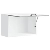 Keukenwandkast Kalmar bewerkt hout betongrijs - thumbnail