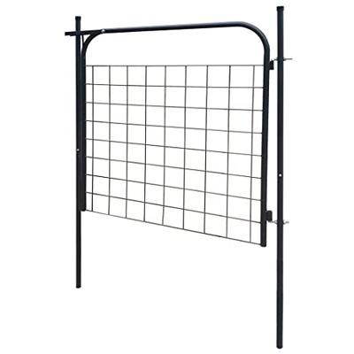 VidaXL Tuinpoort 100x100 cm antraciet