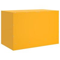 Tv-meubel 67x39x44 cm staal mosterdgeel - thumbnail