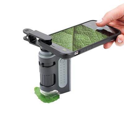 Carson Handmicroscoop MM-350 MicroBrite Plus 60-120x met Smartphone Adapter - thumbnail