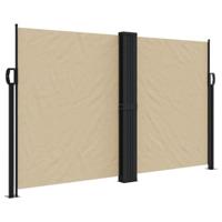 VidaXL Windscherm uittrekbaar 140x1000 cm beige - thumbnail
