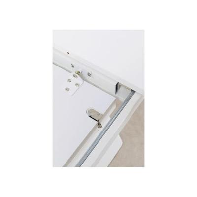 Kare Uitschuifbare Eettafel Benvenuto White 200(50)x110cm