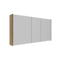 Saniclass Holz Pure Spiegelkast - 120x63x16cm - inclusief zijpanelen - Eiken natural SW1420836/SW1212818 - thumbnail