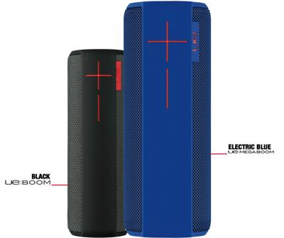 Ultimate Ears MEGABOOM - Luidspreker - voor draagbaar gebruik - draadloos - Bluetooth, NFC - elektrisch blauw