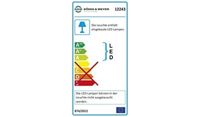 K&M 12243 Double LED Flexlight lessenaarlamp