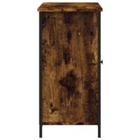 Dressoir 100x35x70 cm bewerkt hout gerookt eikenkleurig - thumbnail