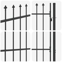 Hekpoort Grijs 100 x 150 cm Poedercoated staal - thumbnail