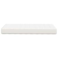 Bedmatras met matras Crme 100 x 200 cm Stof - thumbnail