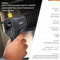 FLIR Infrarood-thermometer Optiek 30:1 -30 - 1300 °C - thumbnail