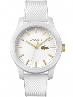 Lacoste horlogeband 2010819 / LC-79-1-47-2790 Rubber Wit 21mm
