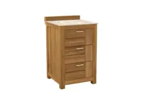 Passion Grills | Buitenkeuken Onderdeel | Milano Buitenkeukenkast 3 Lades | 58 x 63 cm | Albastro Cream - thumbnail