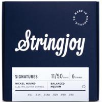 Stringjoy Signatures 6S Balanced Medium 11-50 snarenset voor elektrische gitaar - thumbnail