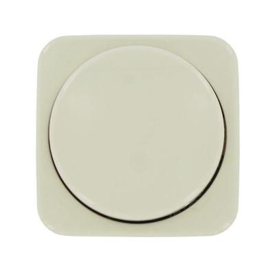 Busch Jaeger CREME afdekplaat + knop dimmer - 4695050 Busch Jaeger CREME afdekplaat + knop dimmer - 4695050