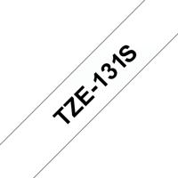 Brother TZe, TZ TZe-131S Tapekleur: Transparant Tekstkleur:Zwart 12 mm 4 m - thumbnail