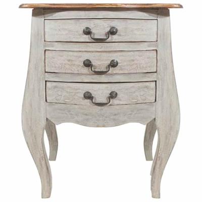 Nachtkastje 48x35x64 cm massief mahoniehout