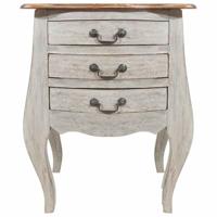 Nachtkastje 48x35x64 cm massief mahoniehout - thumbnail