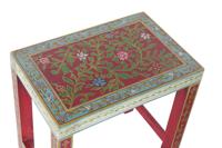 Bijzettafel DKD Home Decor Natuurlijk Multicolour Acryl Mangohout 45 x 30 x 45 cm - thumbnail