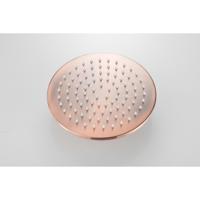 Hoofddouche AquaSplash Vision Rond 20 cm Geborsteld Koper Aquasplash - thumbnail