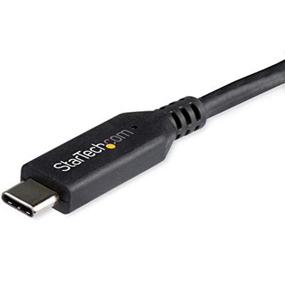 StarTech.com 1 m USB-C naar DisplayPort 1.4-kabel, 8K/5K/4K USB Type-C naar DP 1.4 Alt Mode videoadapter/kabel, HBR3/HDR/DSC, 8K 60Hz DP monitorkabel, USB-C/Thunderbolt 3 compatibel (CDP2DP141MB)