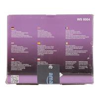 Techno Line WS 8004 Wandklok Kwarts 220 mm x 170 mm x 35 mm Zilver, Zwart - thumbnail