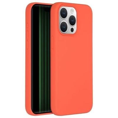 Accezz Liquid Silicone Backcover met MagSafe iPhone 15 Pro Max Telefoonhoesje Oranje Accezz Liquid Silicone Backcover met MagSafe iPhone 15 Pro Max Telefoonhoesje Oranje