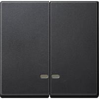 Merten MEG3420-0414 Wisselschakelaar Afdekking System M Antraciet 1 stuk(s) - thumbnail