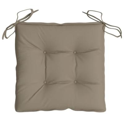 VidaXL Palletkussens 4 st 50x50x7 cm oxford stof taupe - thumbnail