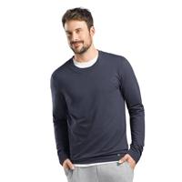 Hanro Heren Sleep & Lounge Living Leisure sweatshirt blauw - thumbnail
