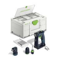 Festool CXS 18-Basic-Set - Accu-schroefboormachine | zonder accu&apos;s en lader in Systainer - 577333 - thumbnail