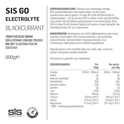 SIS Go Energy + Electrolyte Blauwe Bes 500g