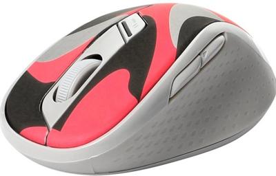 Rapoo M500 Silent Stille Multimodus Draadloze Optische Muis Rood/Camouflage