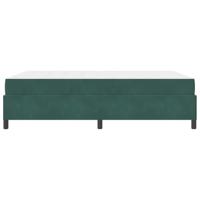 Bedframe Anders Wit en lichtgrijs 160 x 200 cm Fluweel - thumbnail