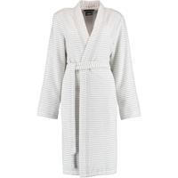 Cawö Cawö Dames Badjas 1214 Weiss-silber 40 - thumbnail