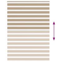 Zebra Blind 165x200 cm stofbreedte 160,9 cm polyester zandbruin - thumbnail